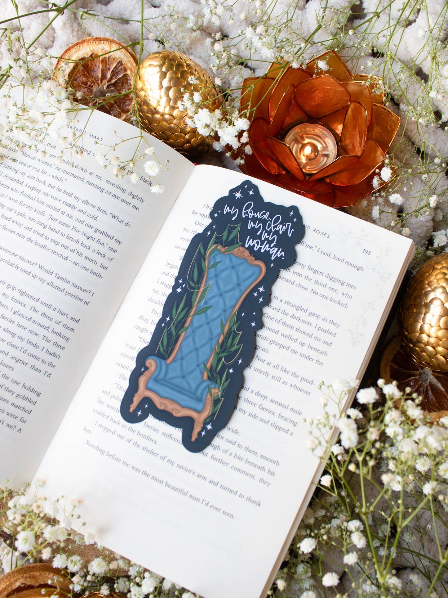 Fourth Wing Xaden's Throne Bookmark