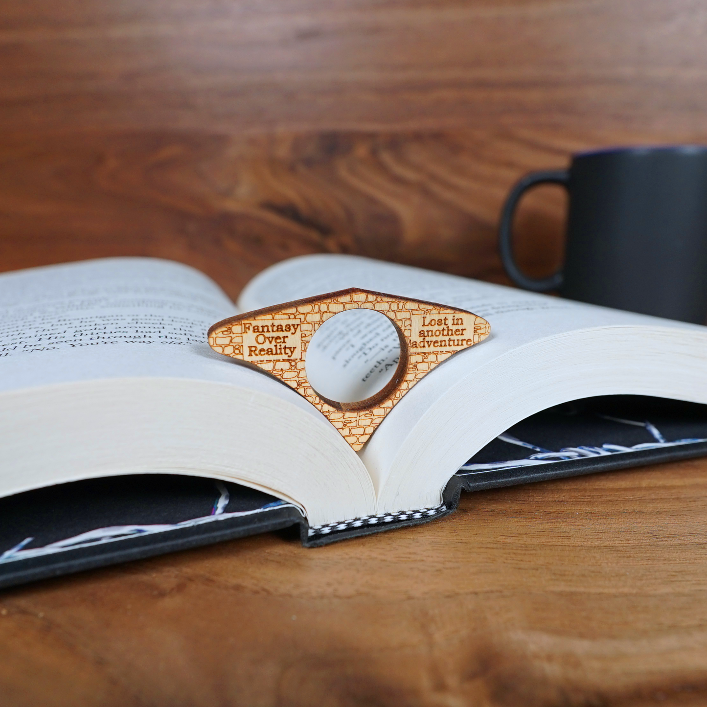 Wooden Book Thumb Page Holders