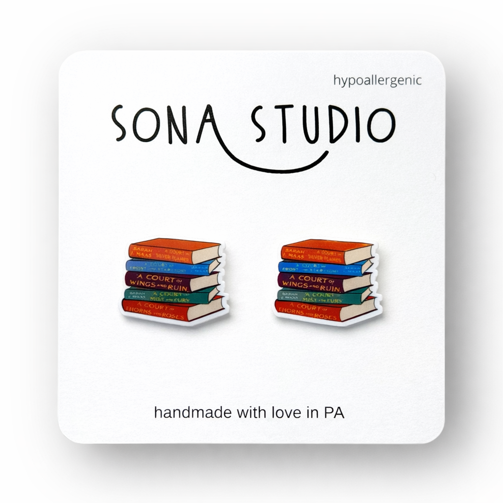 Bookish Earrings