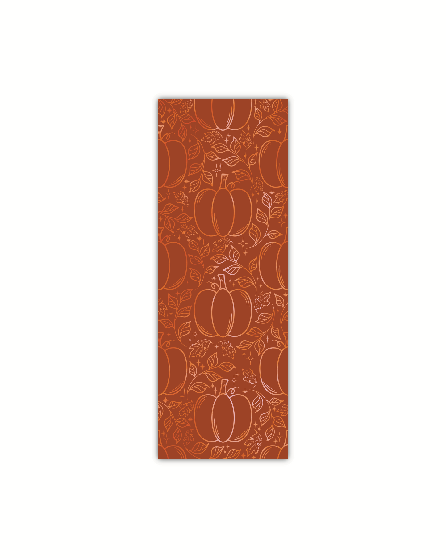 Pumpkin Fall Autumn Foil Bookmark