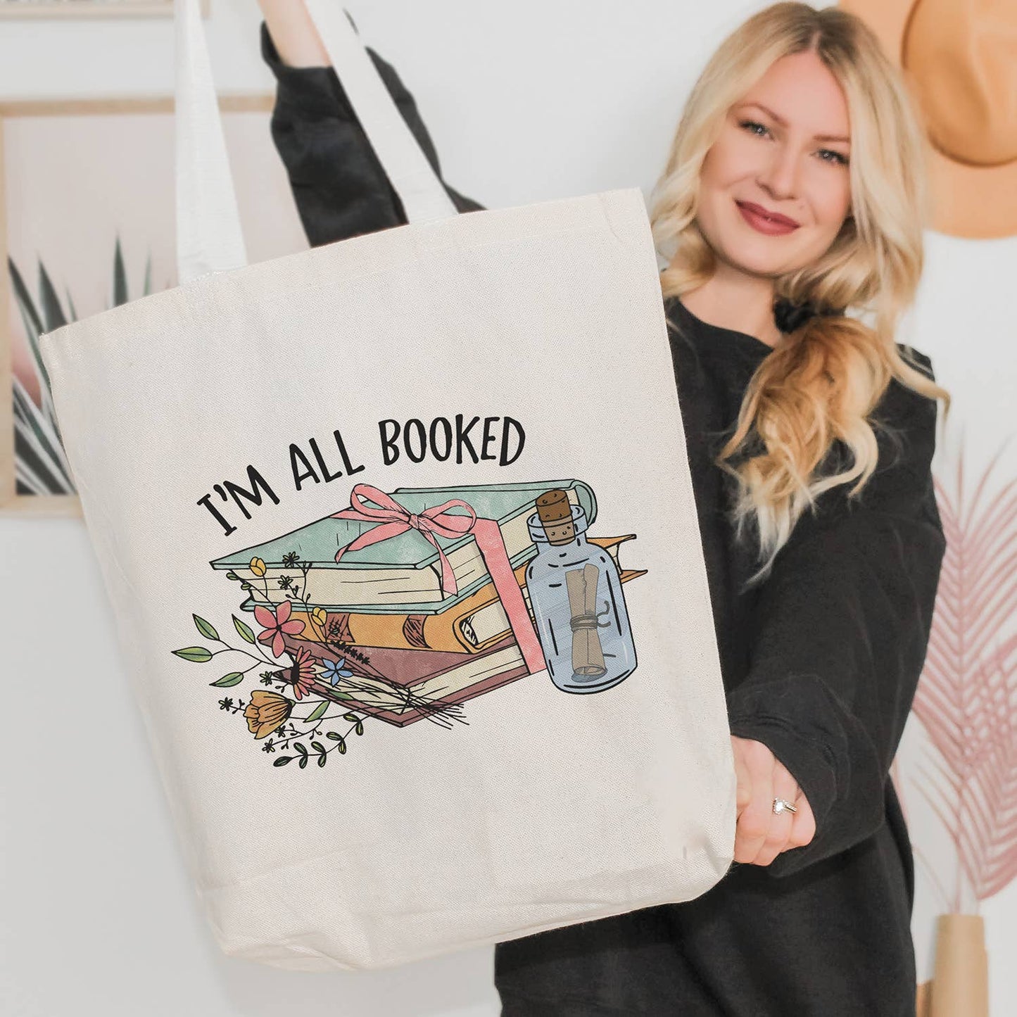 I'm All Booked Tote Bag