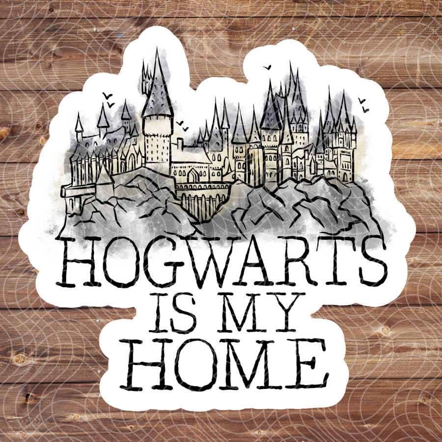 3" Magical Castle Is My Home Wizard Book Movie Vinyl Sticker