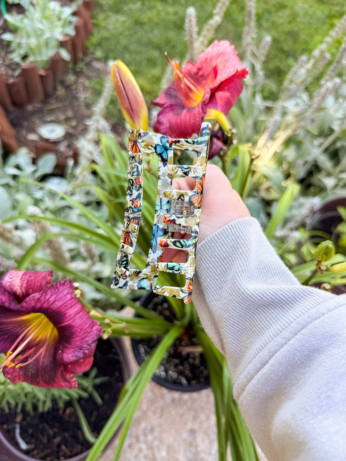 Hair Claw Clip - Butterfly Fields