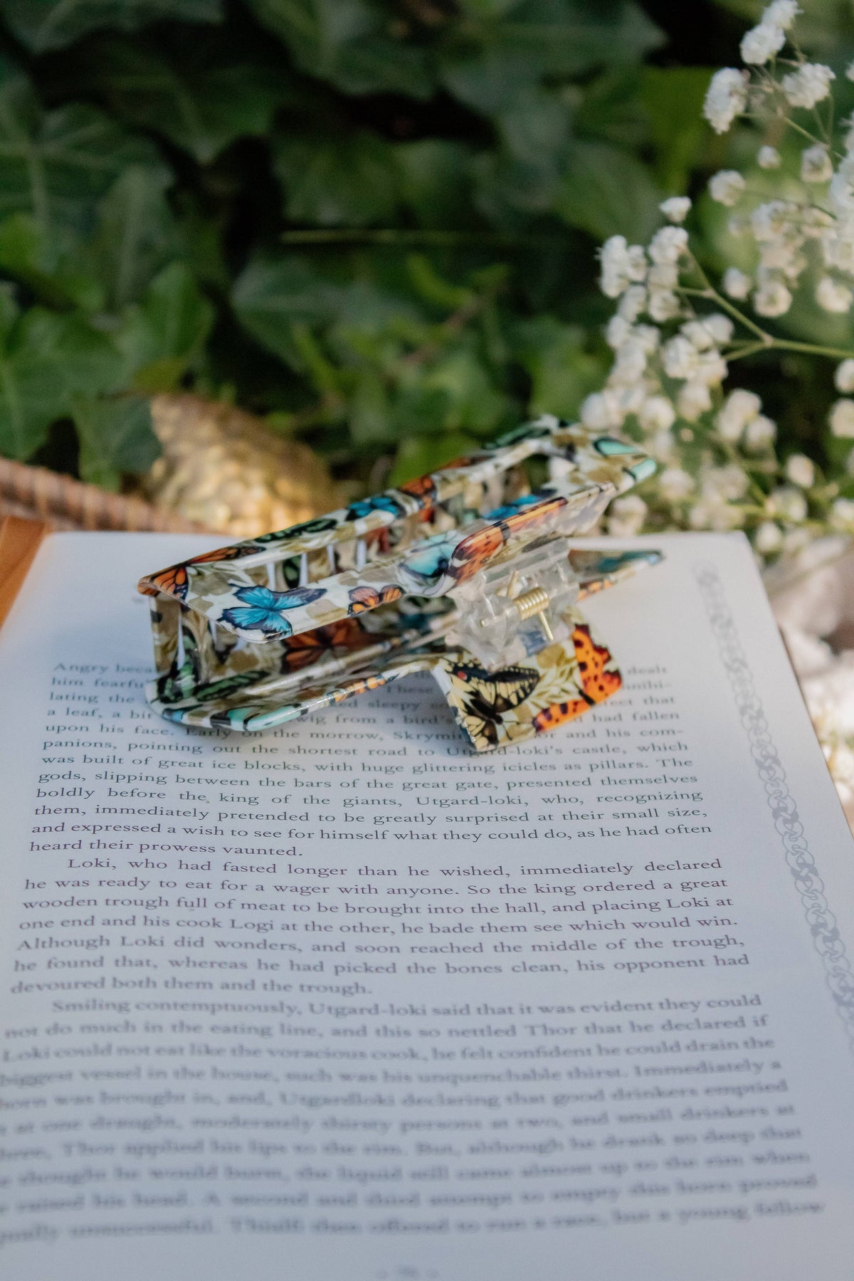 Hair Claw Clip - Butterfly Fields