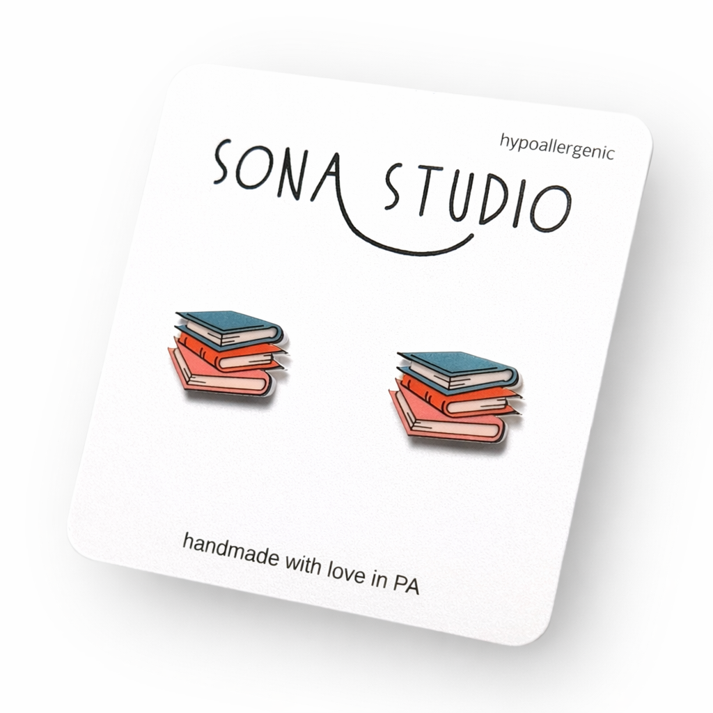 Bookish Earrings