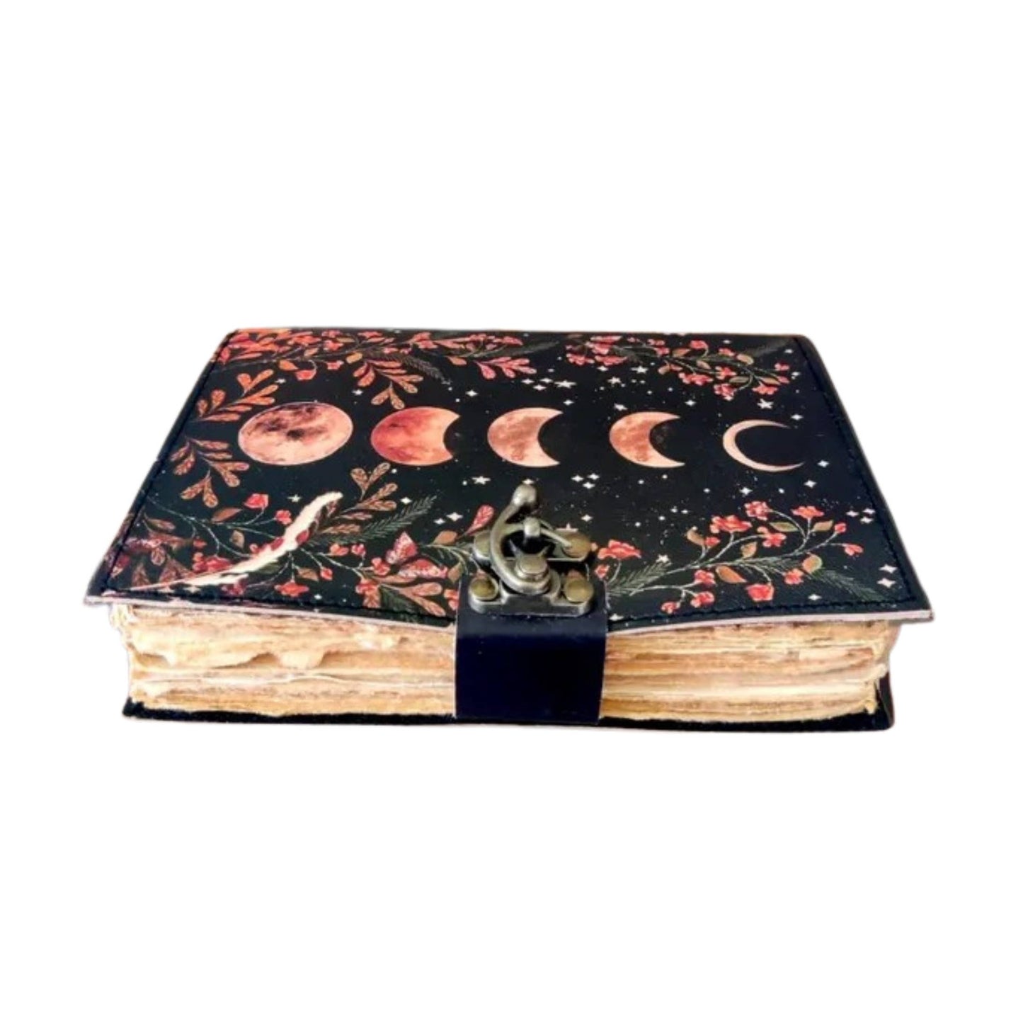 Sun Moon Leather Journal Travel Book Grimoire Celtic Gifts