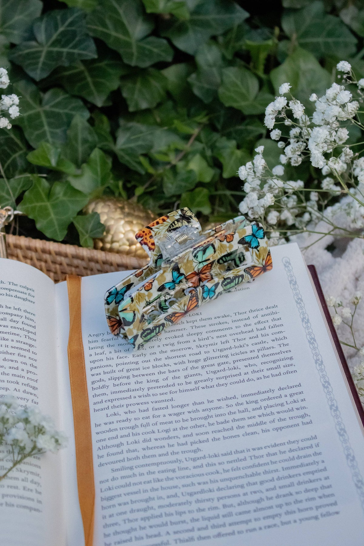 Hair Claw Clip - Butterfly Fields