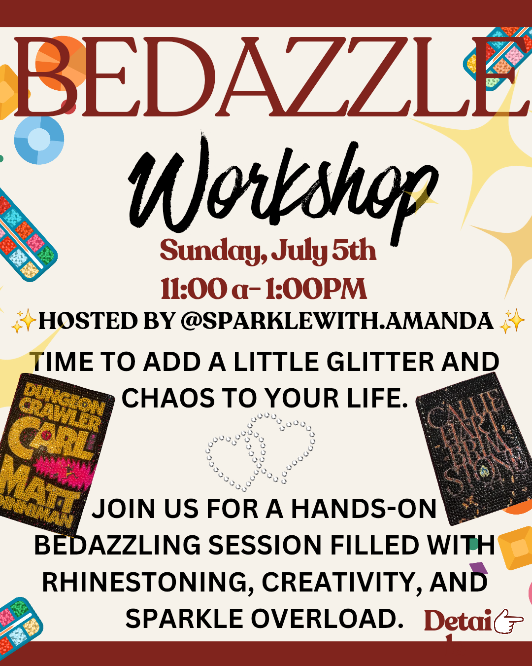 Bedazzle Workshop 6/20
