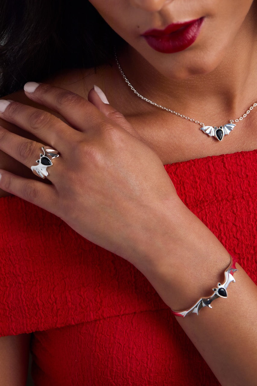 Crystal Bat Ring