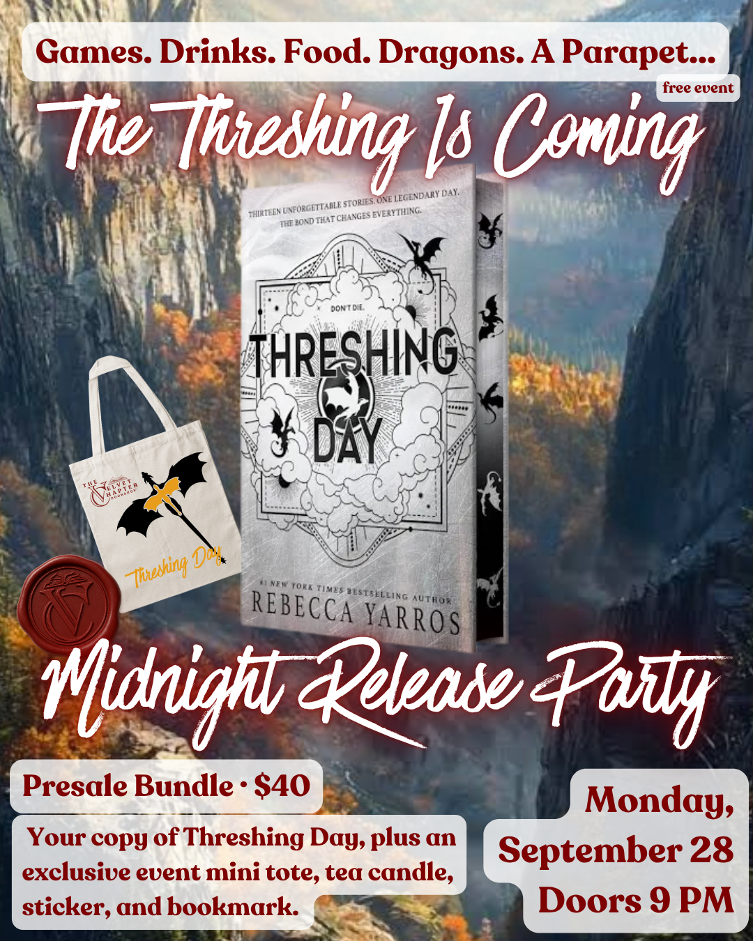 Threshing Day Midnight Release Bundle (Sept 28)