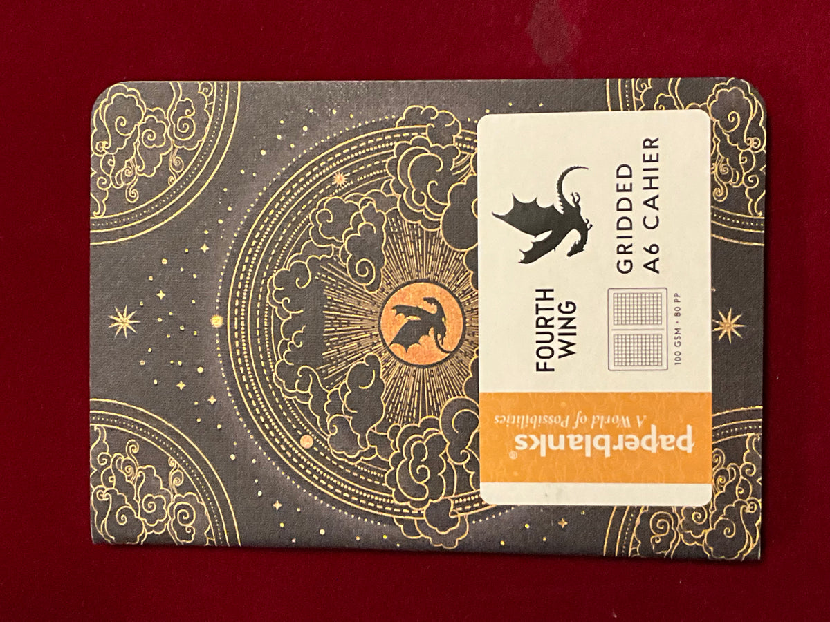 Mini Fourth Wing journal A6 Gridded Journal 80pg.s