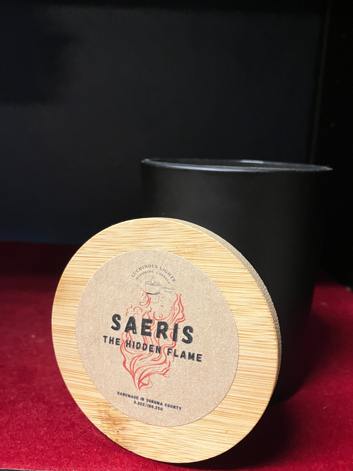 Saeris The Hidden Flame Candle