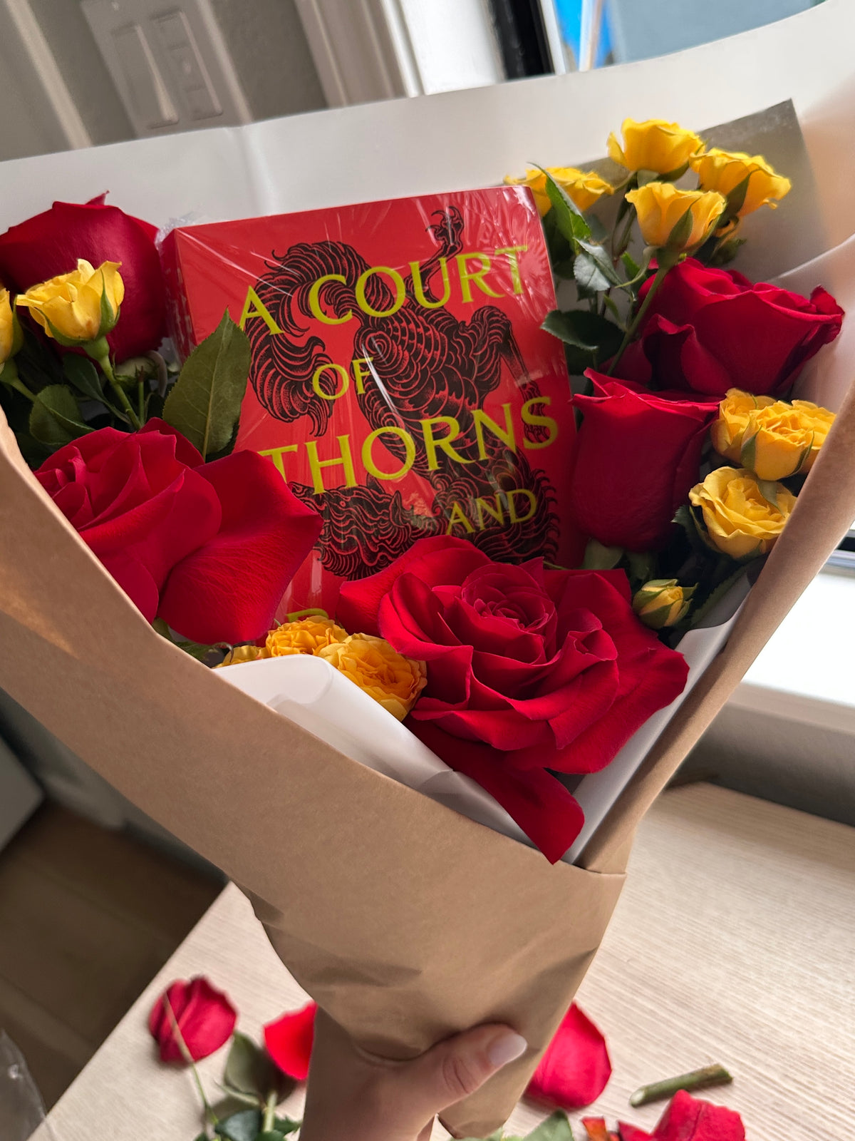 Book Bouquet: Your Favorite Book, Wrapped in Flowers (By Florecer Flowers)