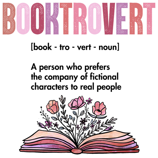 Booktrovert Glass Cups