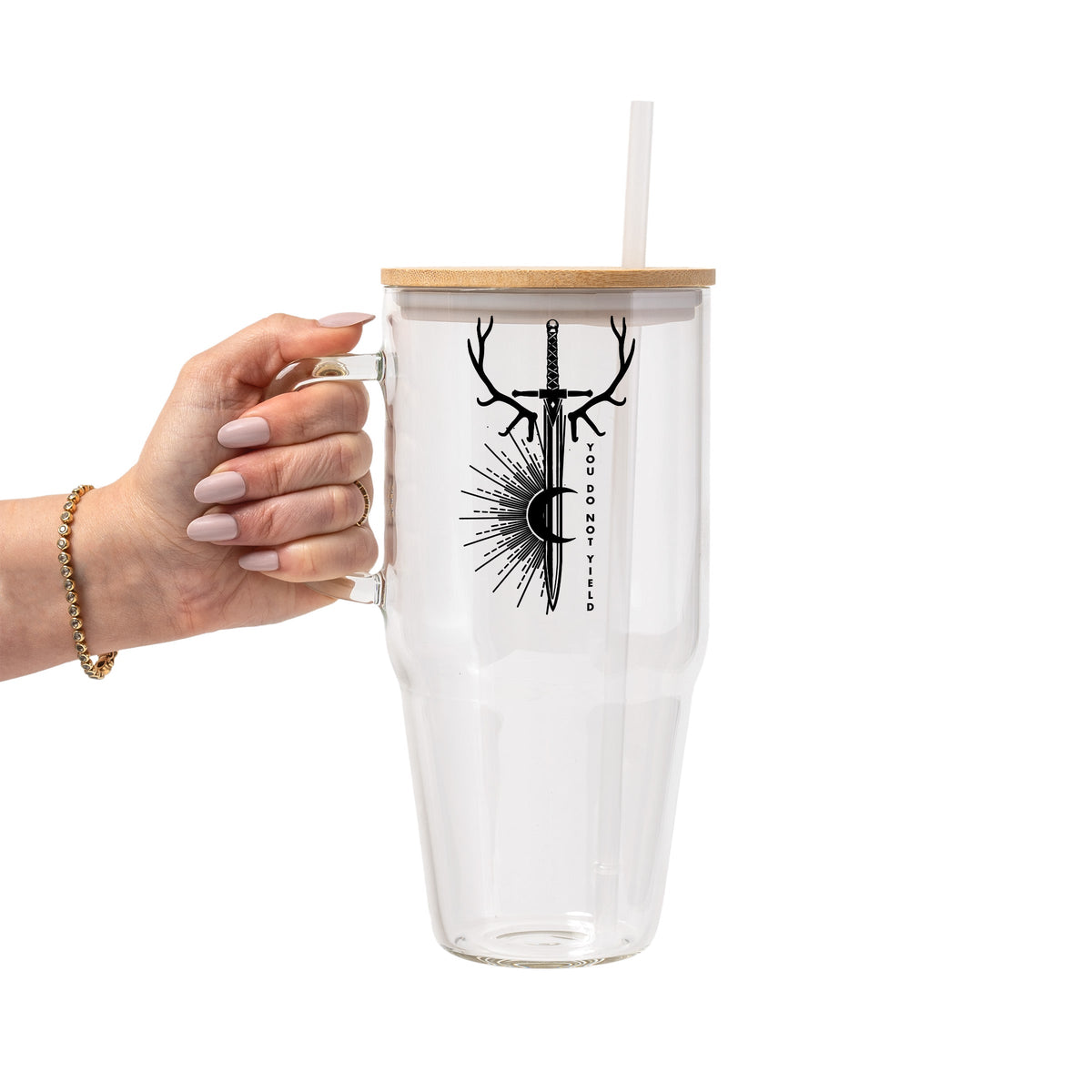 You Do Not Yield ToG Fan Art Glass Cups