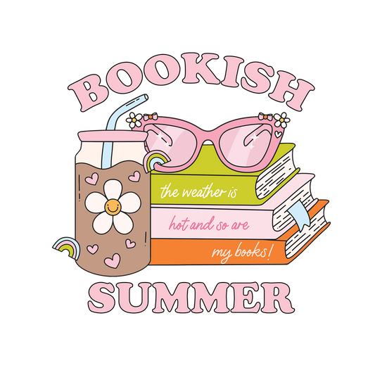 Bookish Summer Glass Cups