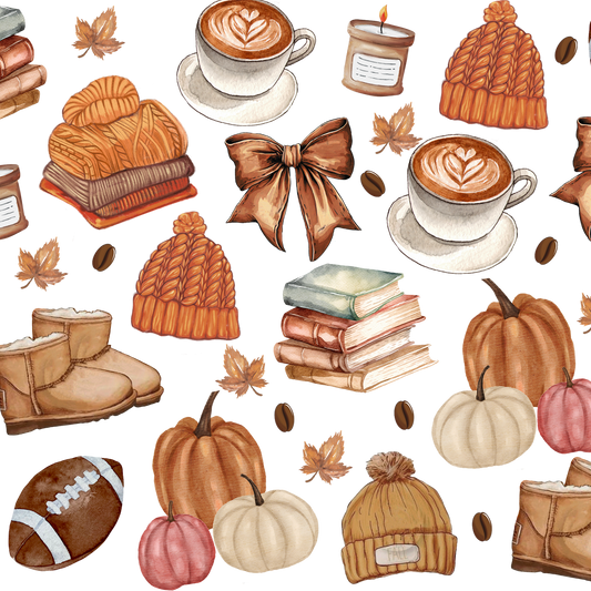 Cozy Fall Glass Cups