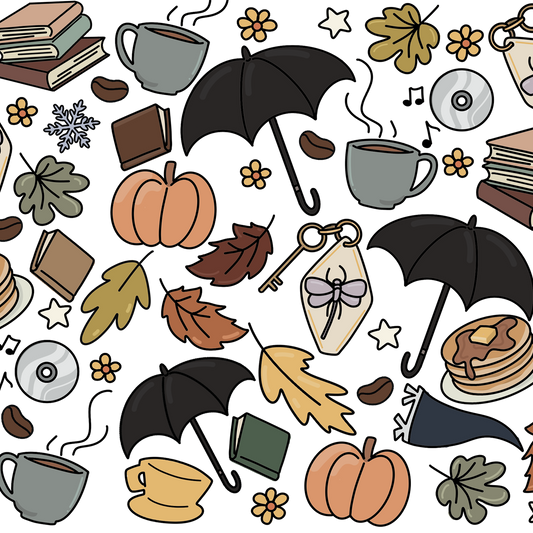 Fall Girls Glass Cups