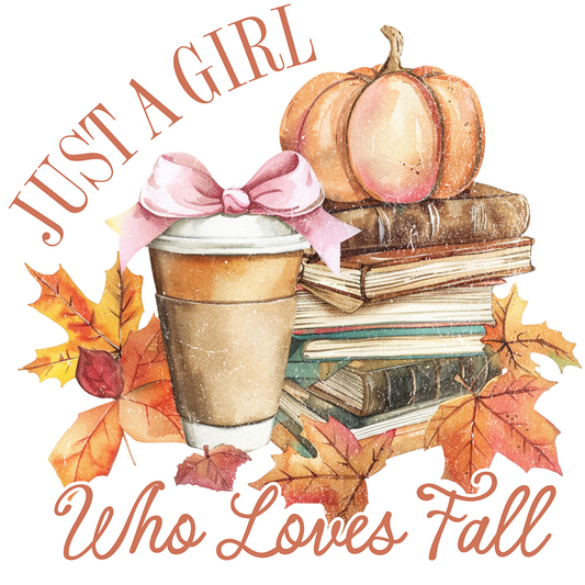 Just a Girl Who Loves Fall Glass Cups