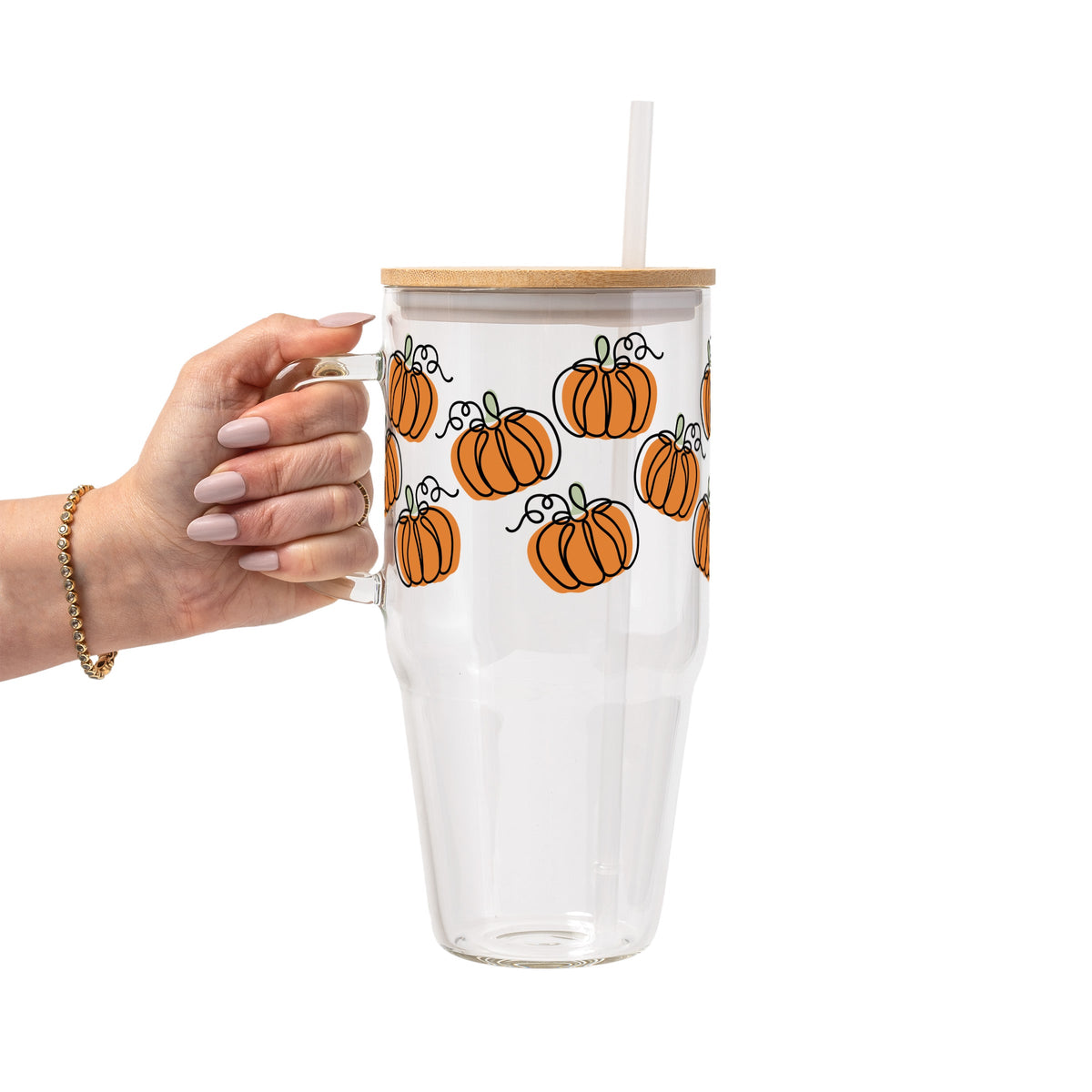 Pumpkin Patch Glass Cups