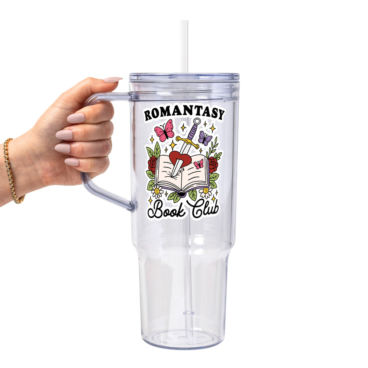 Romantasy Book Club Glass Cups
