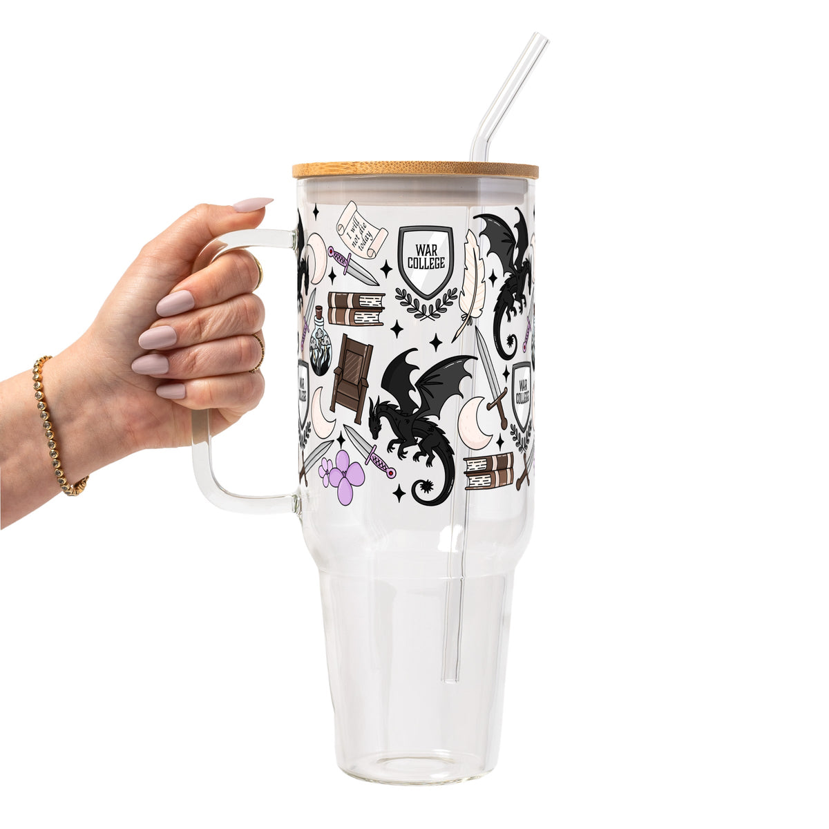 War College Glass Cups