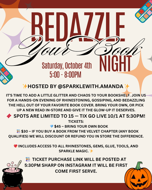 10/4/25 Book Bedazzle Night
