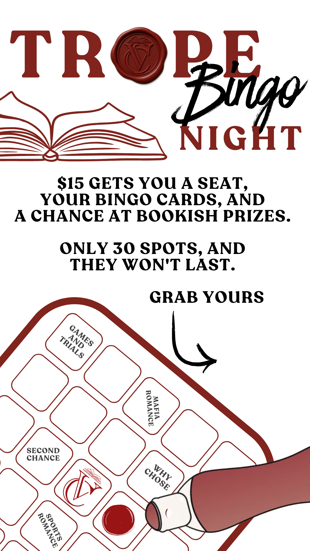 The Velvet Chapter Trope Bingo 8/15