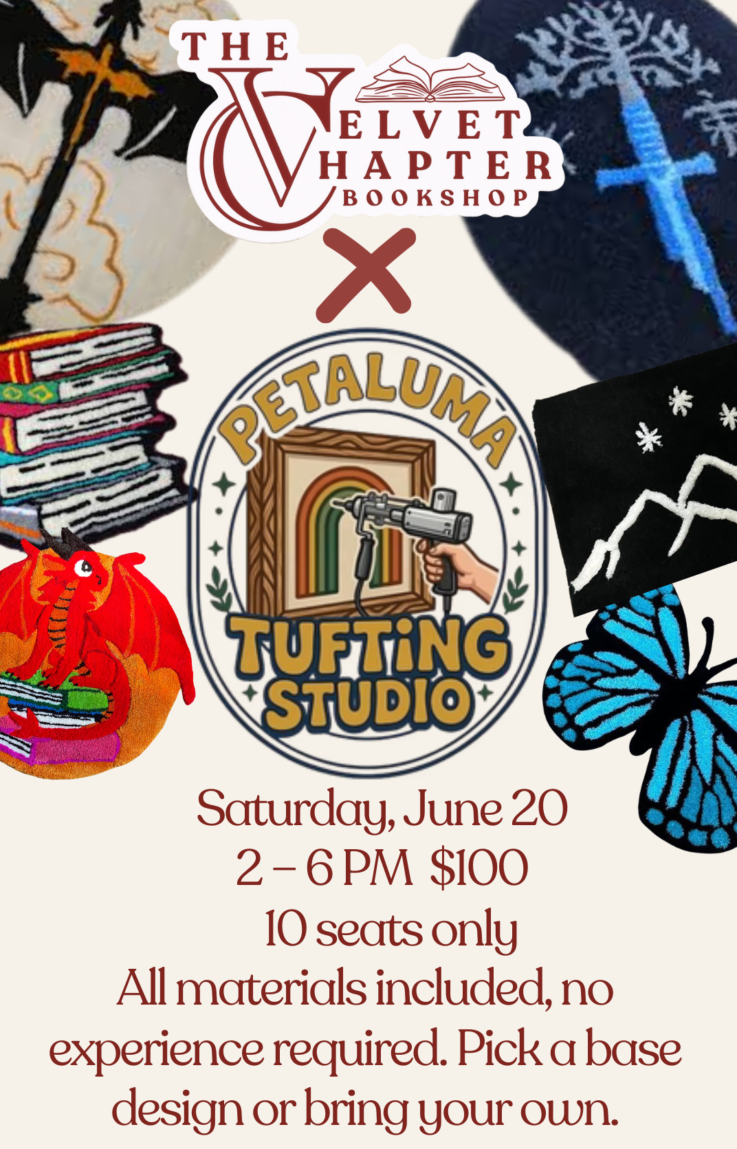 A Velvet Chapter Workshop at Petaluma Tufting Studio