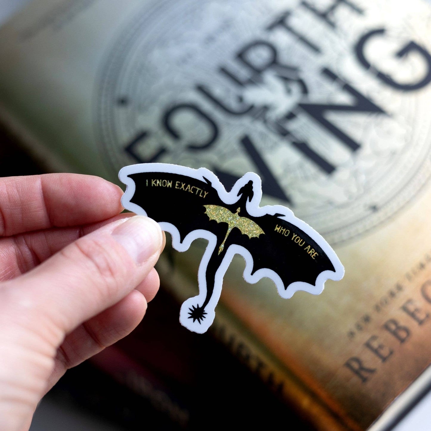 Violet's Relic Holographic Sticker | Fourth Wing