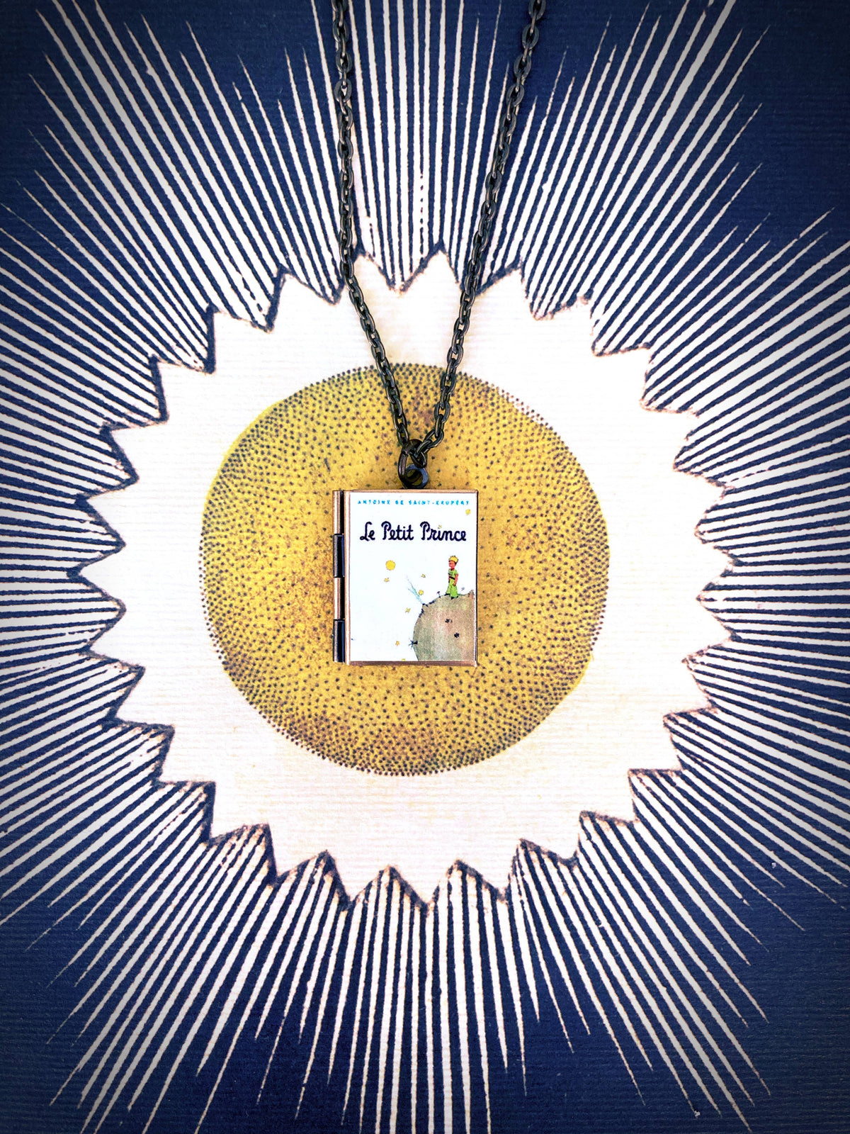 Book Locket Necklace - The Little Prince (French)
