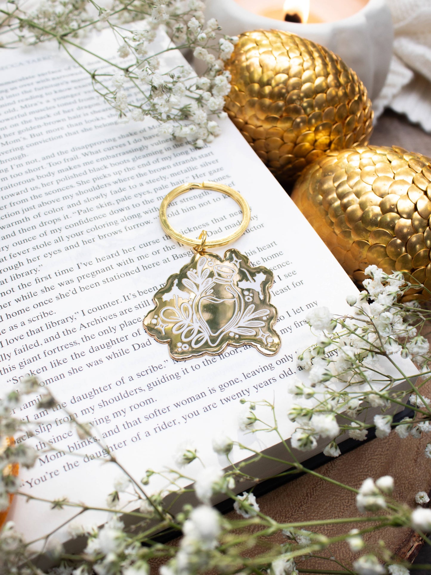 Dragon Elixir Hard Enamel Keychain