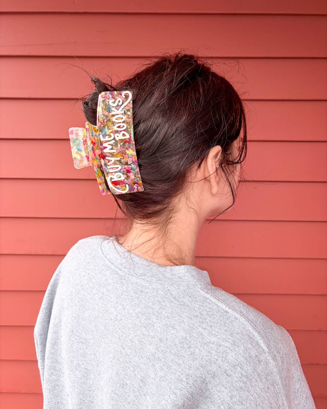 Buy Me Books Hair Claw Clip | Bookish Hair Accessory
