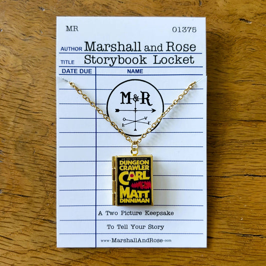 Book Locket Necklace - Dungeon Crawler Carl