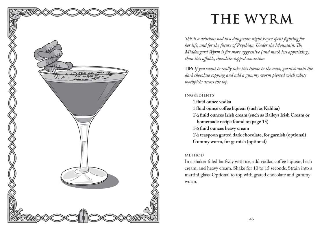 The Unofficial A Court of Thorns and Roses Cocktail Book by J.  Becker