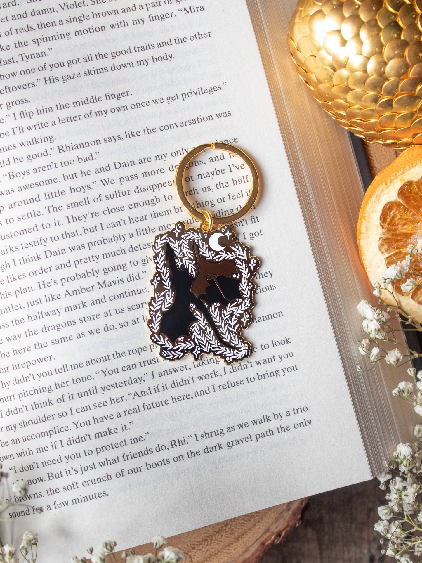 Fourth Wing | Tairn and Andarna Keychain