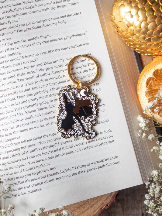 Fourth Wing | Tairn and Andarna Keychain