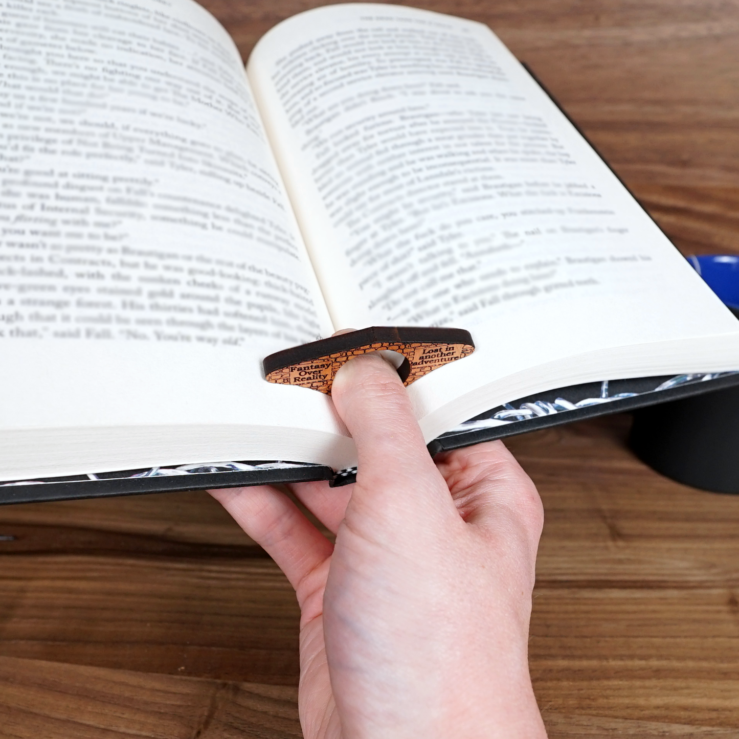 Wooden Book Thumb Page Holders