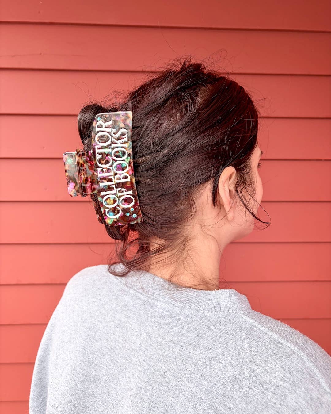 Collector of Books Hair Claw Clip | Bookish Hair Accessory