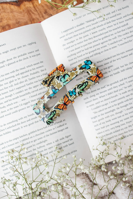 Hair Claw Clip - Butterfly Fields