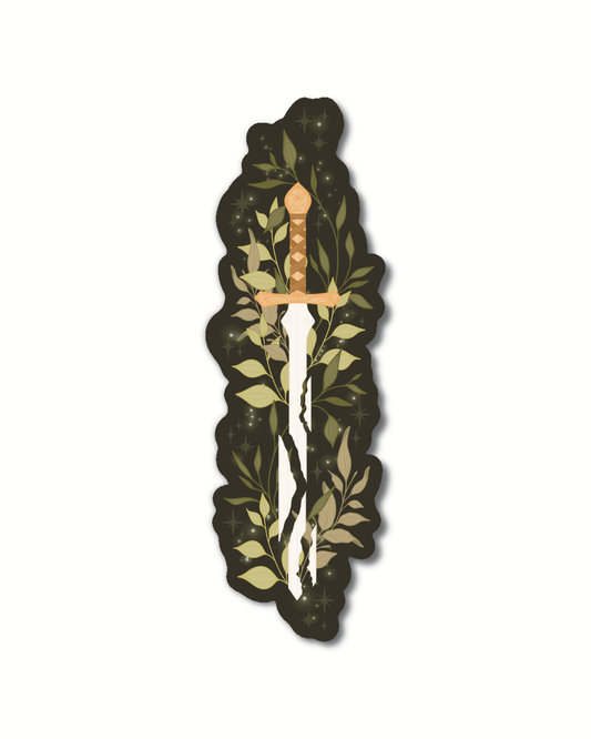 Broken Blade Fantasy Die-Cut Bookmark