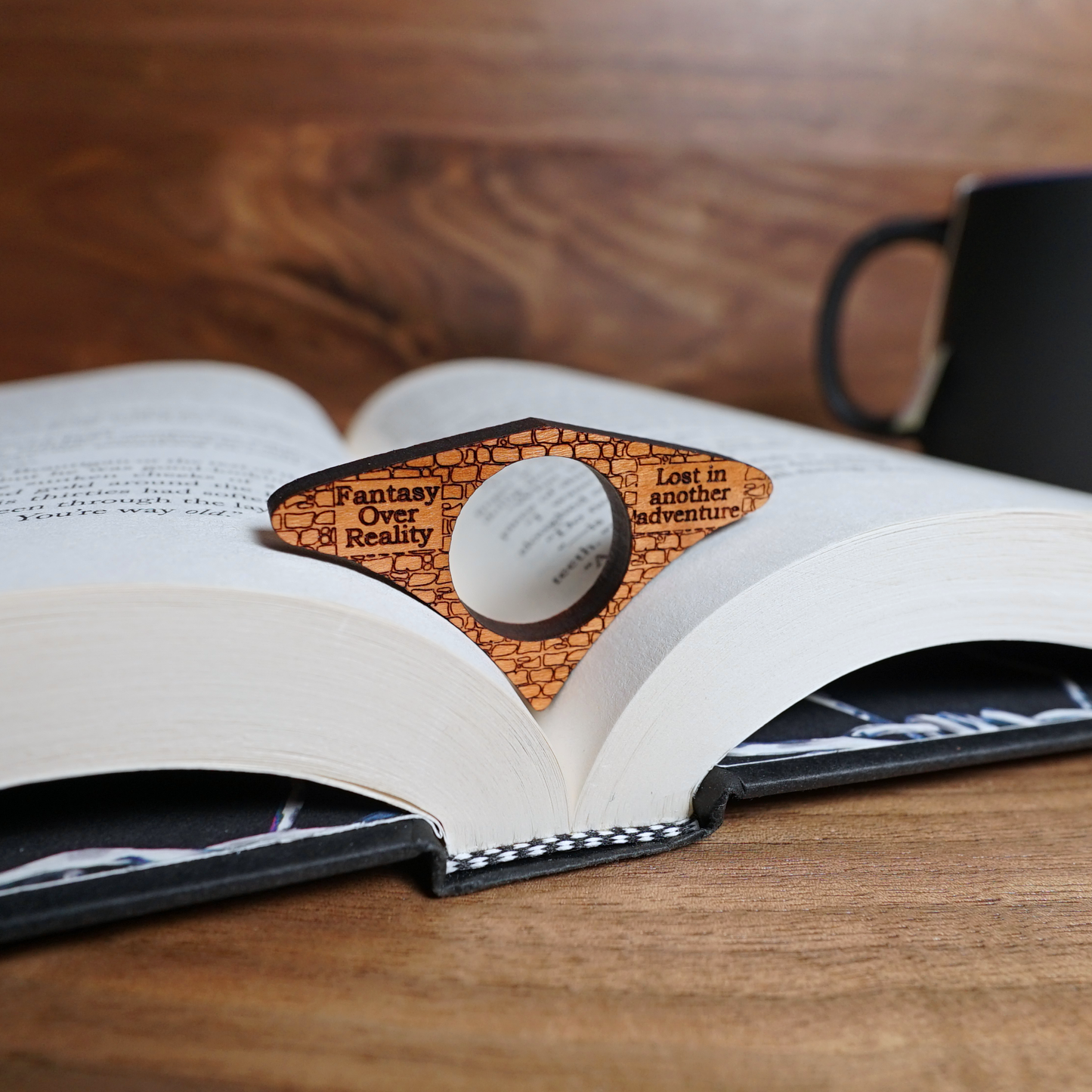 Wooden Book Thumb Page Holders