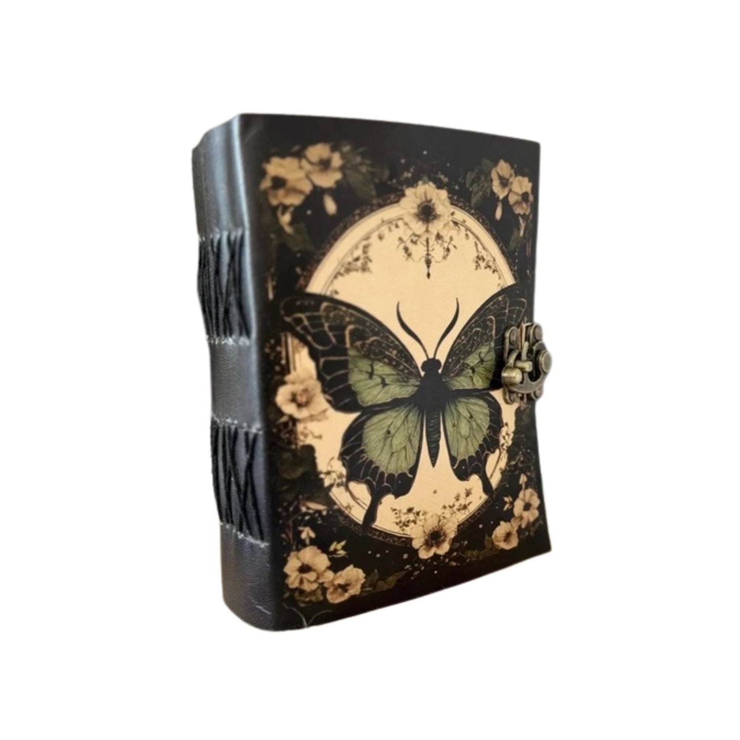 Butterfly Vintage Leather Refillable Journal Notebook Diary