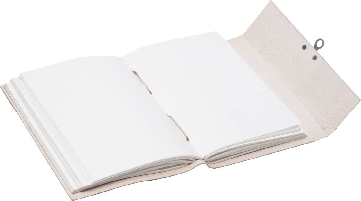 Tree Embossed Leather Journal diary with 200 Handmade pages
