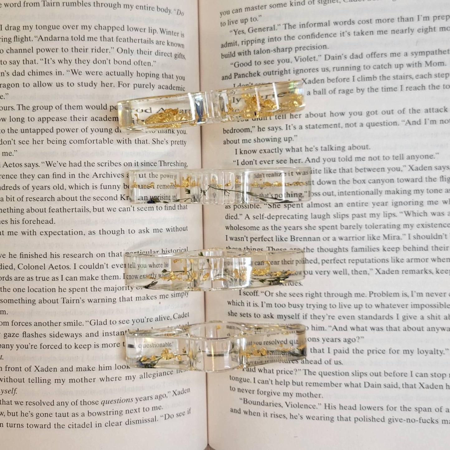 Floral Book Page Holder, Flower Thumb Page Spreader