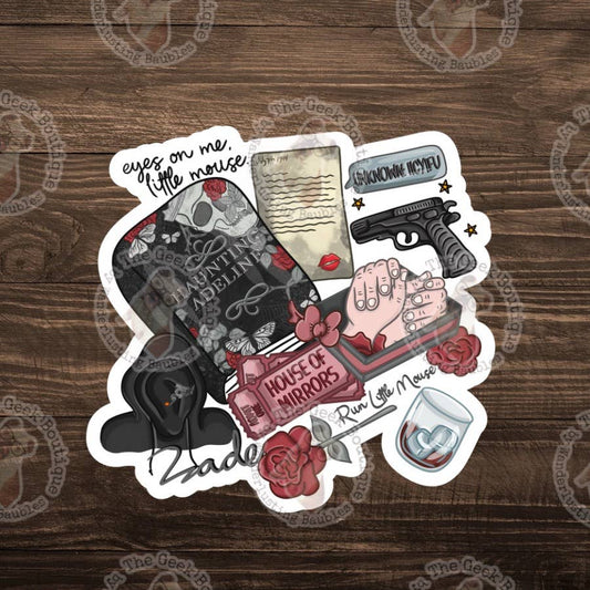3" Vinyl Haunting Adeline Dark Romance Bookish Sticker