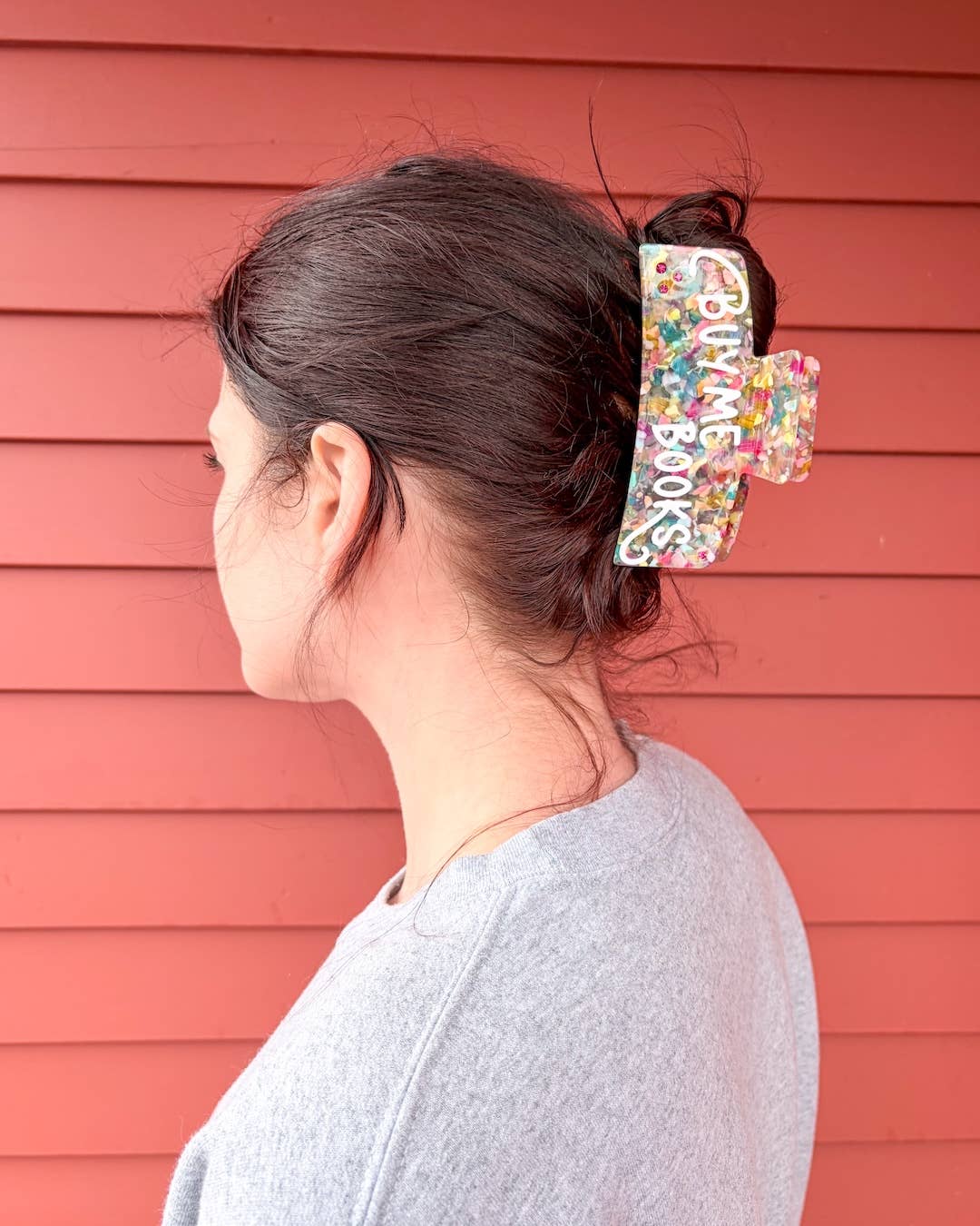 Buy Me Books Hair Claw Clip | Bookish Hair Accessory