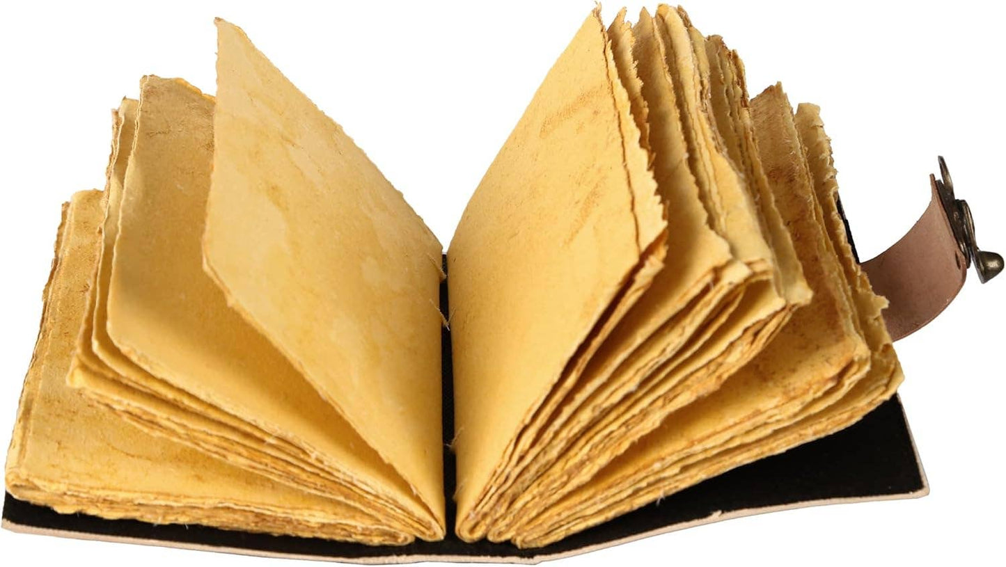 Tree of Life Leather Journal | Vintage Deckle Paper Diary