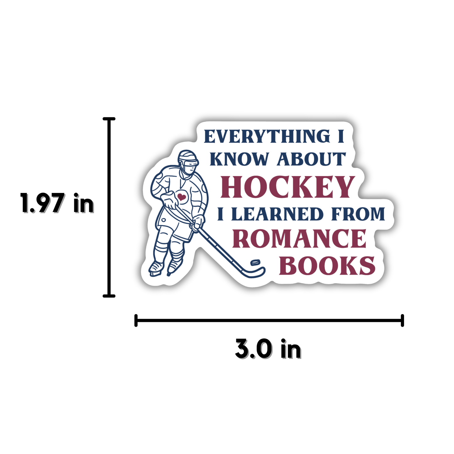 Everything I Know about Hockey... Sticker