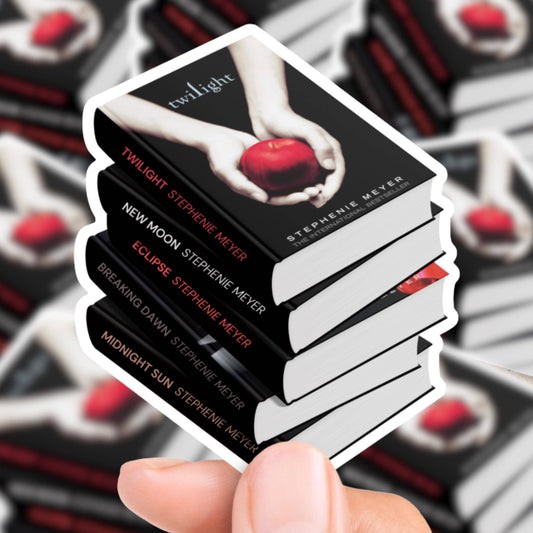 Twilight Book Stack Sticker